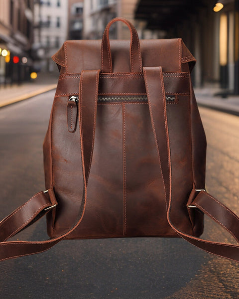 Peter™ | High-Quality Casual Leather Backpack