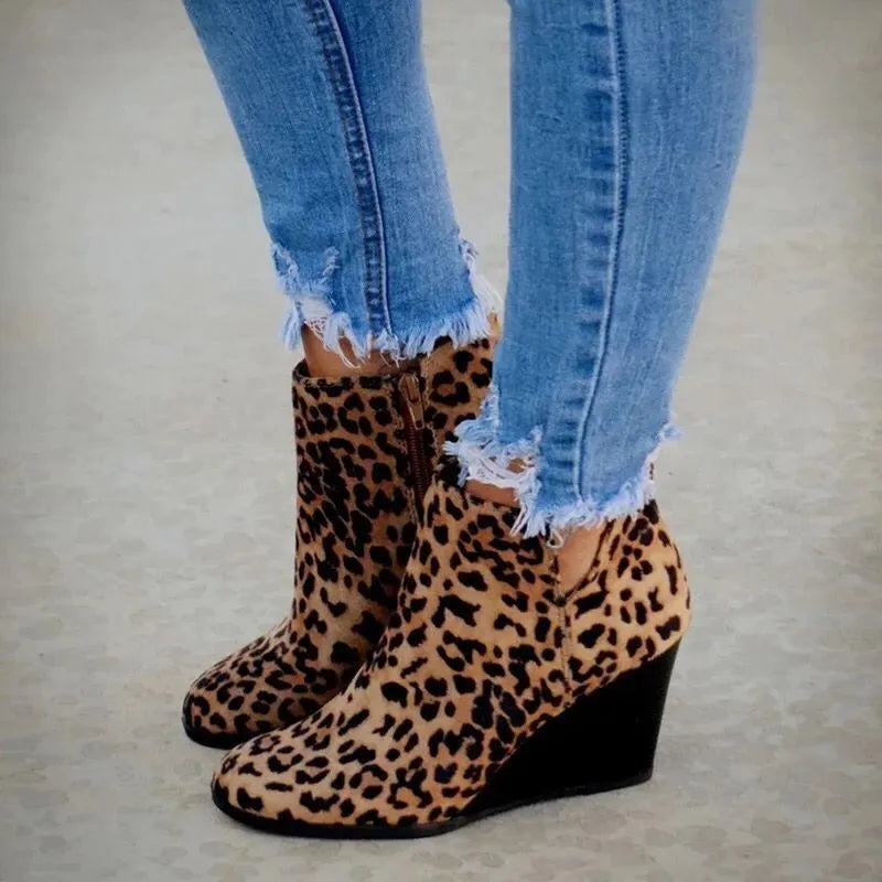 Vale Bellini — High Heel Ankle Boots with Side Zip
