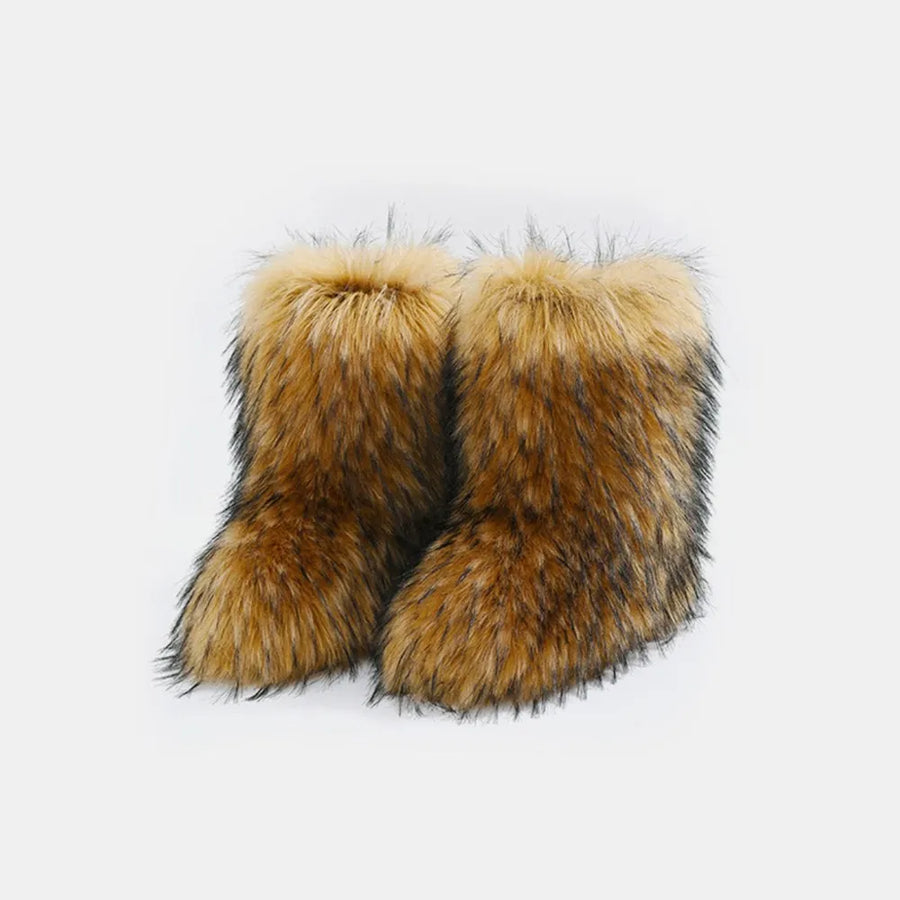 Cove Marino — Thermal Fuzzy Platform Boots Fashion Footwear, alternate view 2