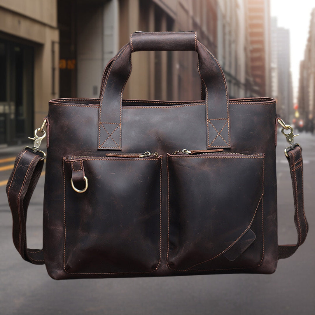 Scott™ — Premium Leather Handbag, alternate view 4