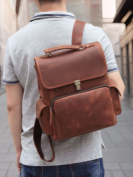 Billy™ | Fashionable Retro Leather Backpack