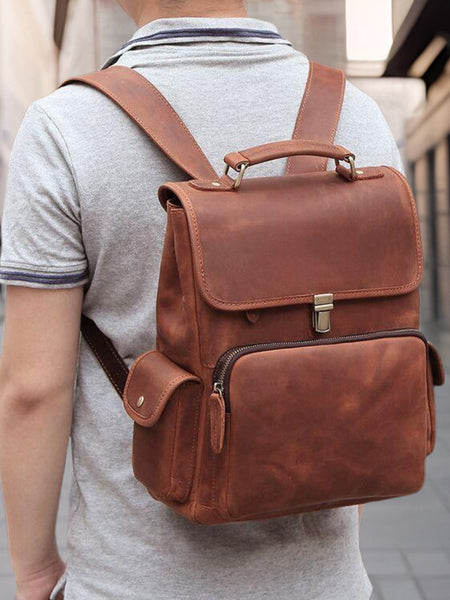 Billy™ | Fashionable Retro Leather Backpack