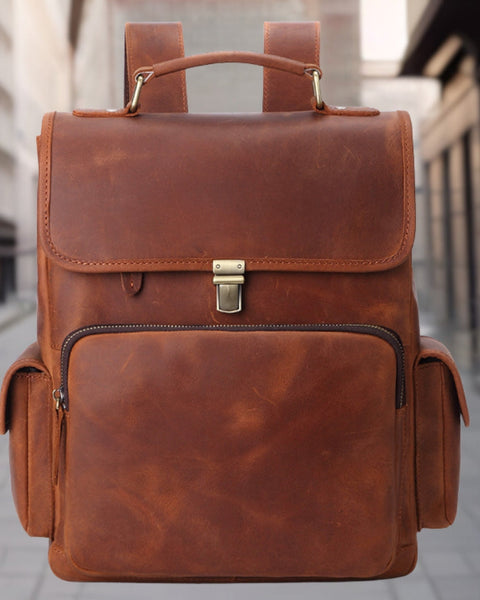 Billy™ | Fashionable Retro Leather Backpack