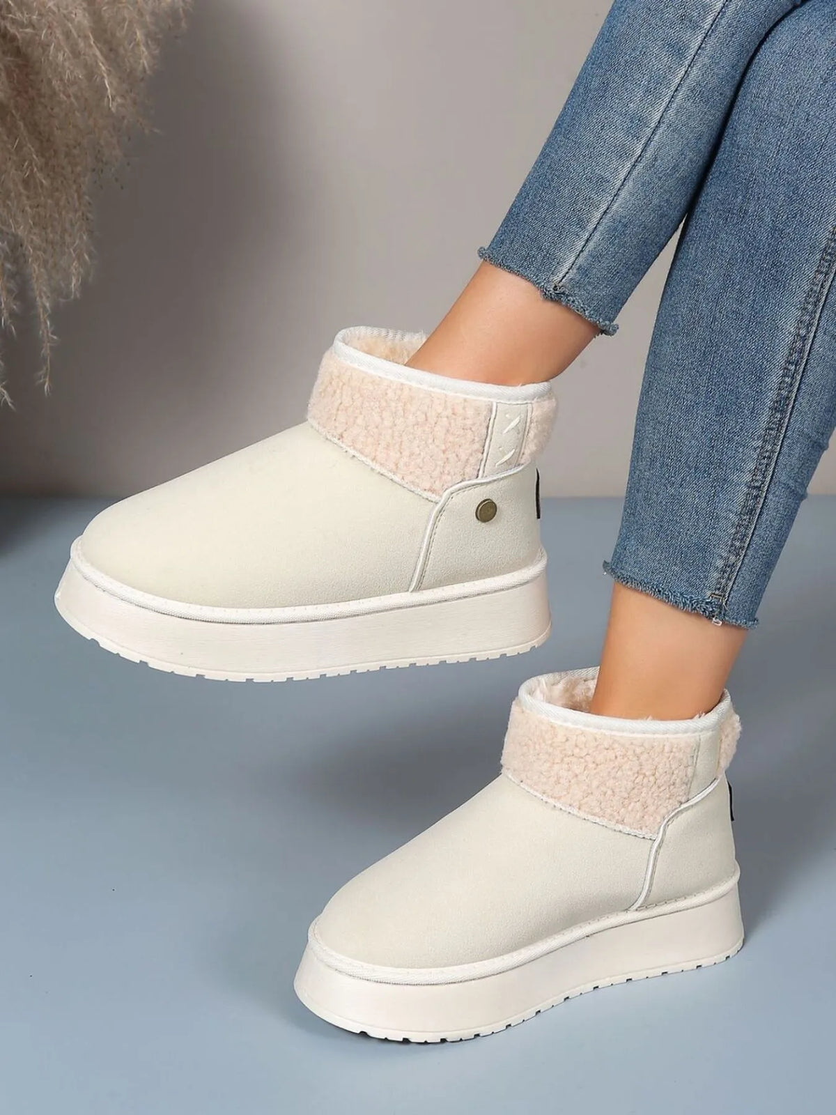 Zephyr Bellini — Platform Sherpa Lined Winter Boots Fashion Footwear, alternate view 2