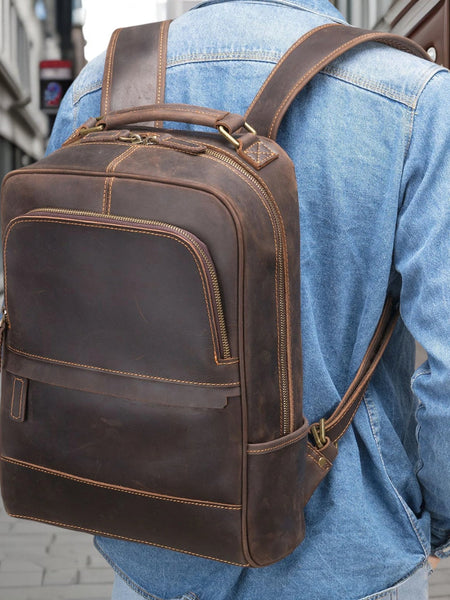 Henry™ | Stylish Business Leather Backpack