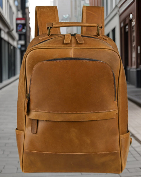 Henry™ | Stylish Business Leather Backpack