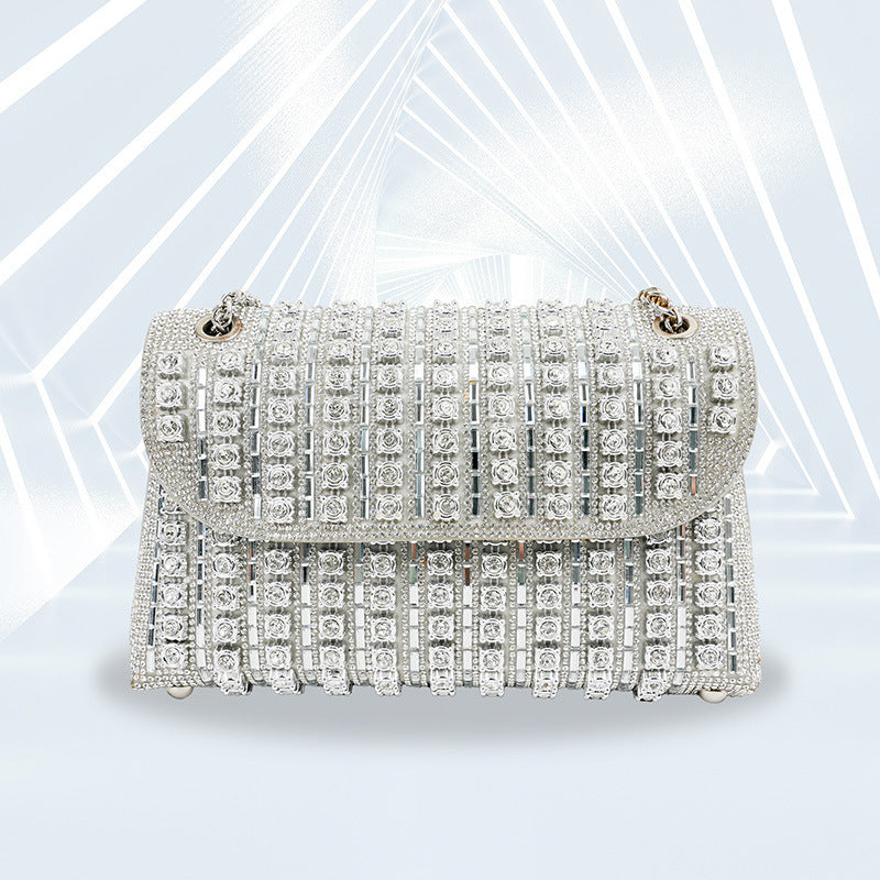 Aurora Diamond Square Clutch