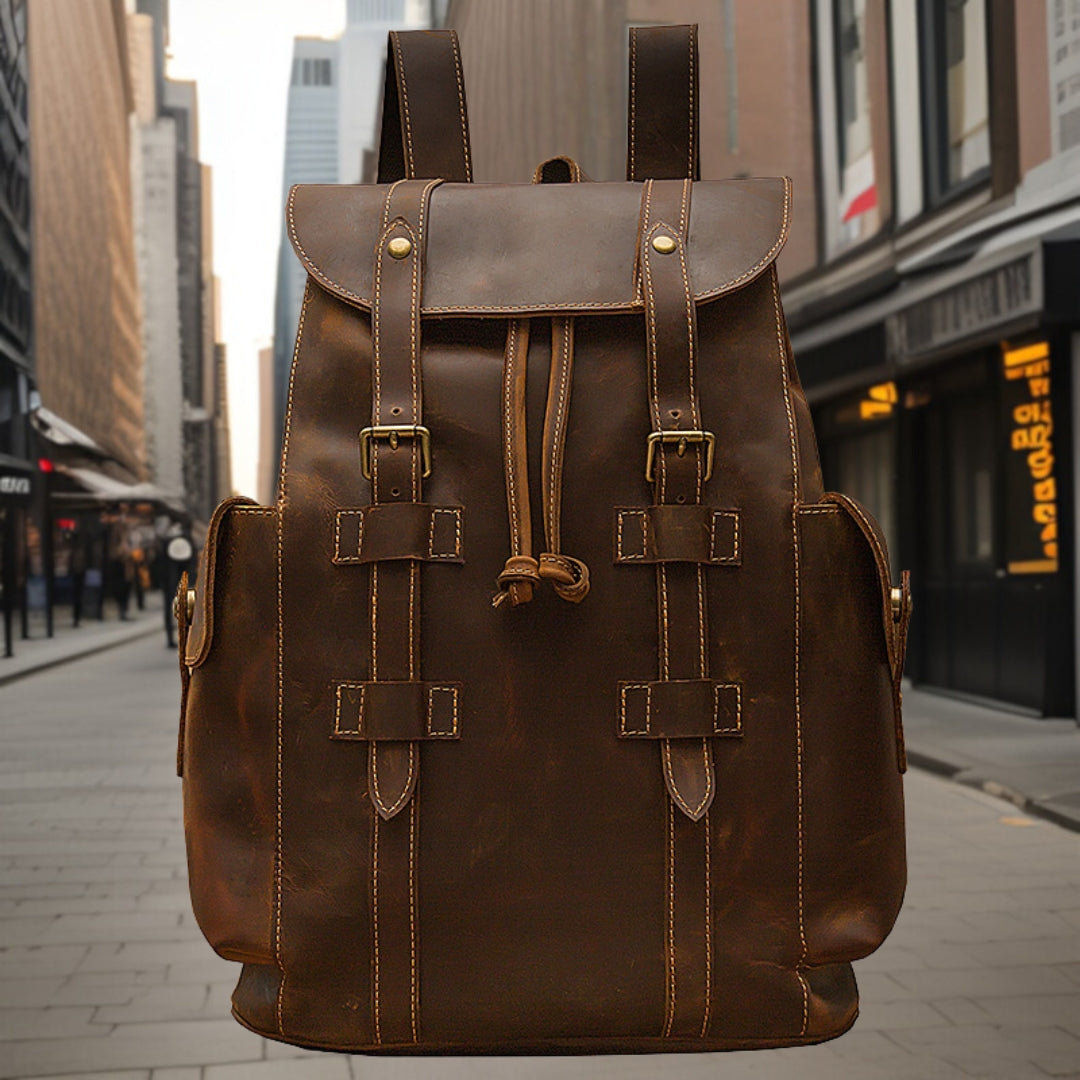 William™ — Premium Leather Travel Bag, alternate view 2