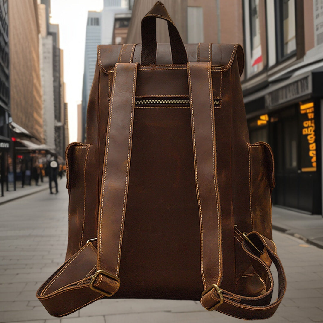 William™ — Premium Leather Travel Bag, alternate view 4