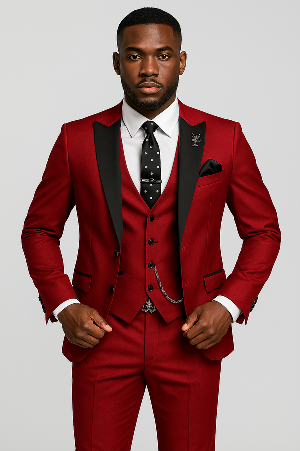Men's Three-piece Suit Bridegroom Best Man Wedding Suit Men