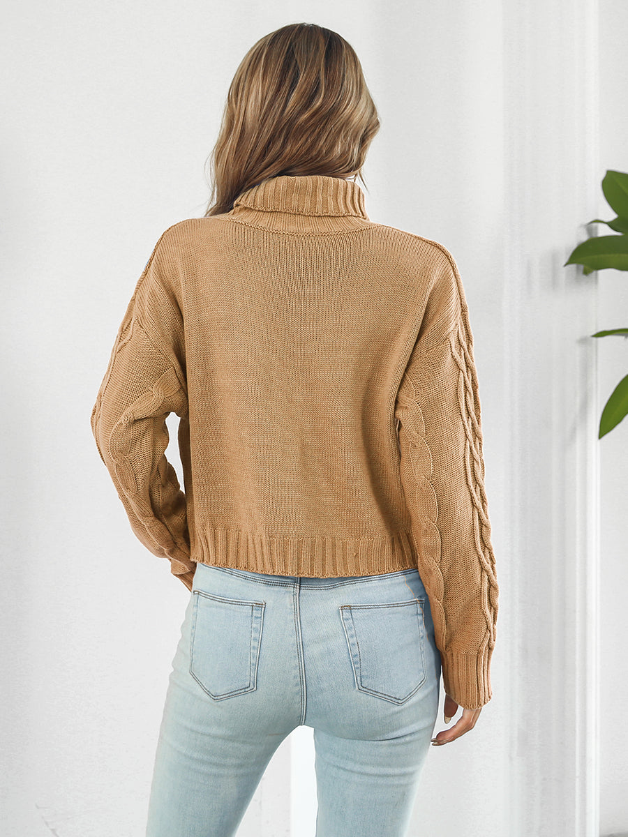 Vale Rivière — Turtleneck Dropped Shoulder Sweater, alternate view 2