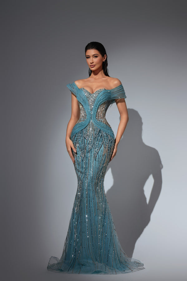 Sabine Moreau — Formal Evening Gown, alternate view 2