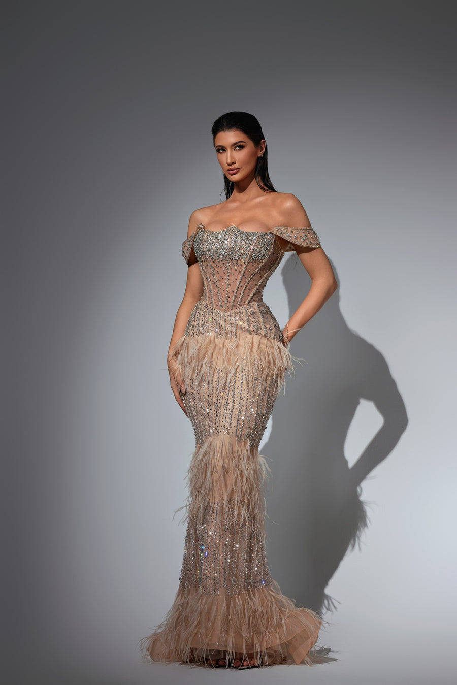 Bianca Moreau — Formal Evening Gown, alternate view 2