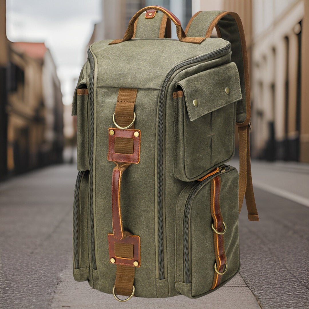 Andrew™ — Premium Travel Canvas Backpack, alternate view 4