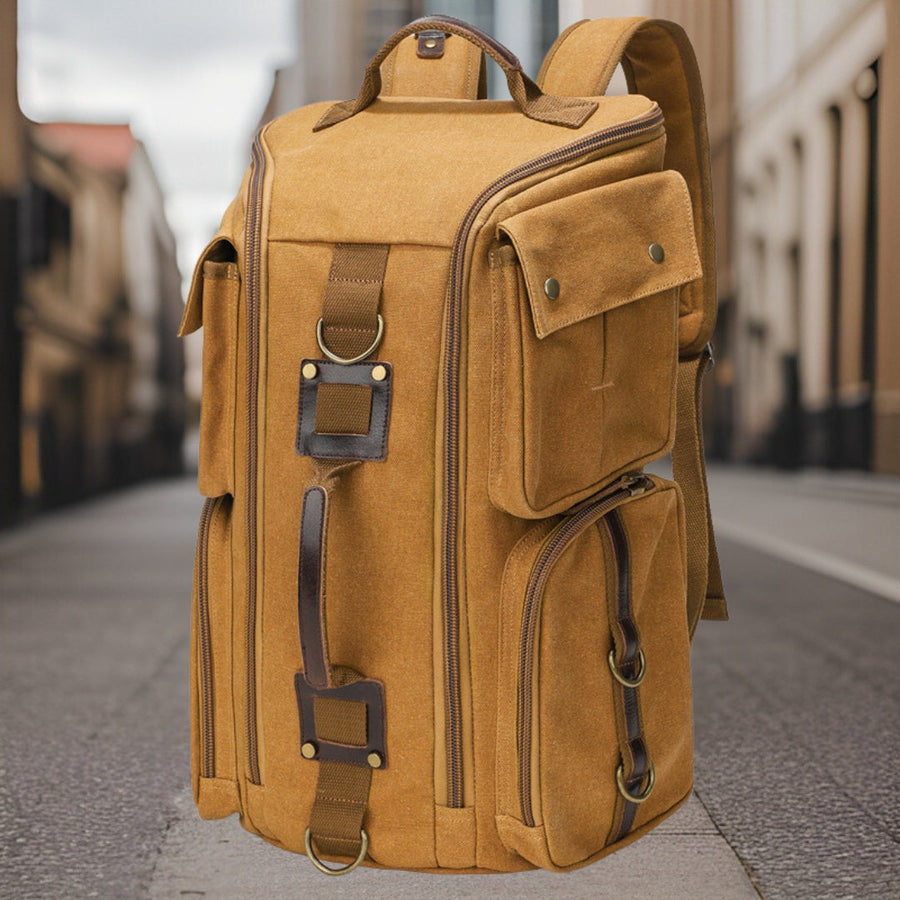 Andrew™ — Premium Travel Canvas Backpack, alternate view 2