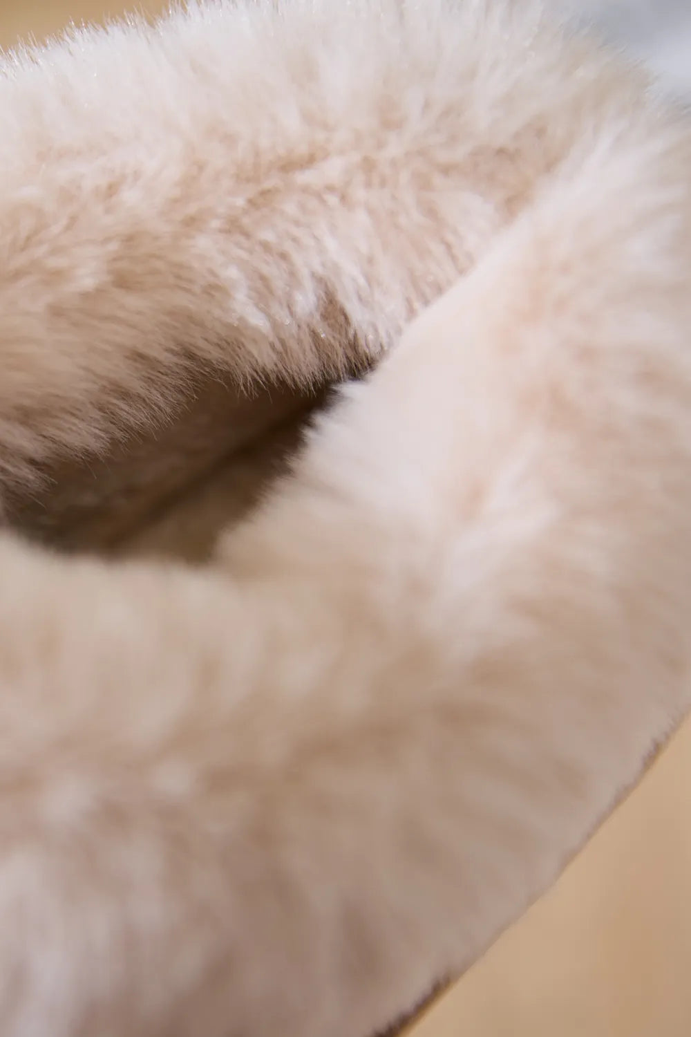 Rain Fiorenza — Faux Fur Round Toe Platform Slippers Fashion Footwear, alternate view 13