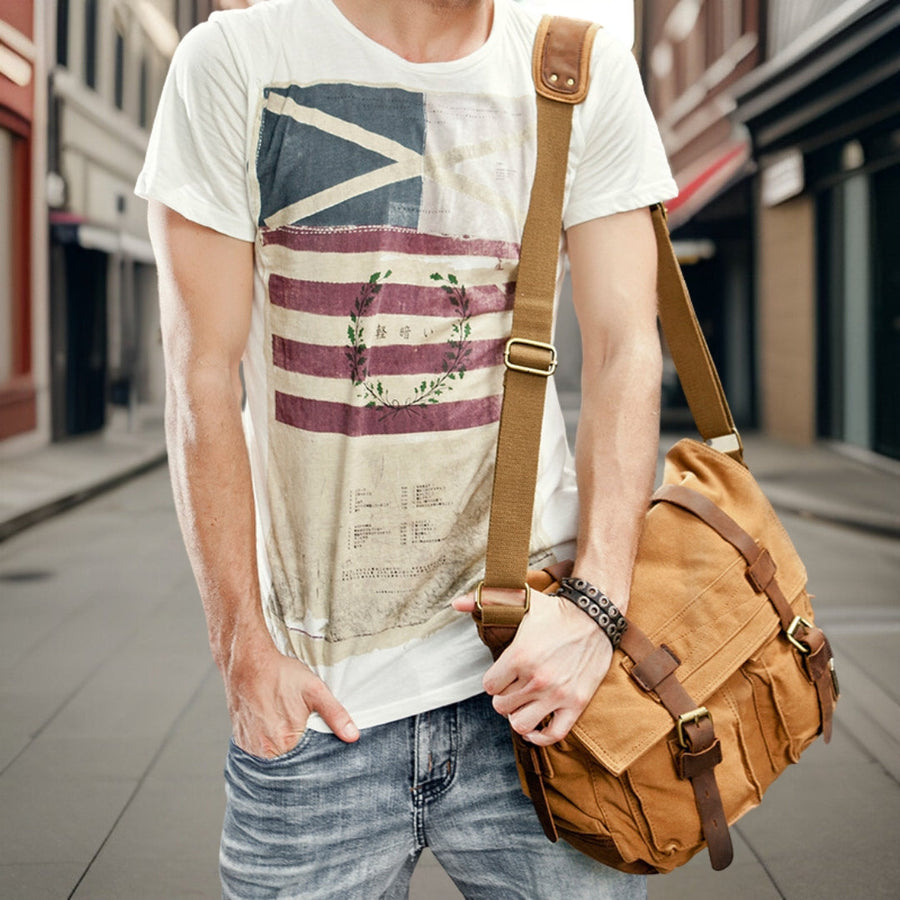 Armand™ — Premium Canvas Messenger Bag, alternate view 2