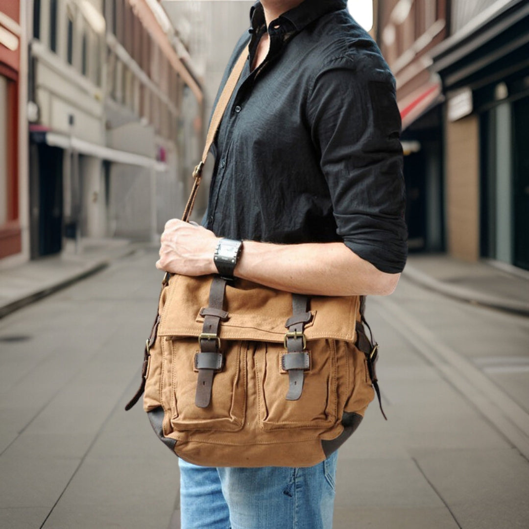 Armand™ — Premium Canvas Messenger Bag