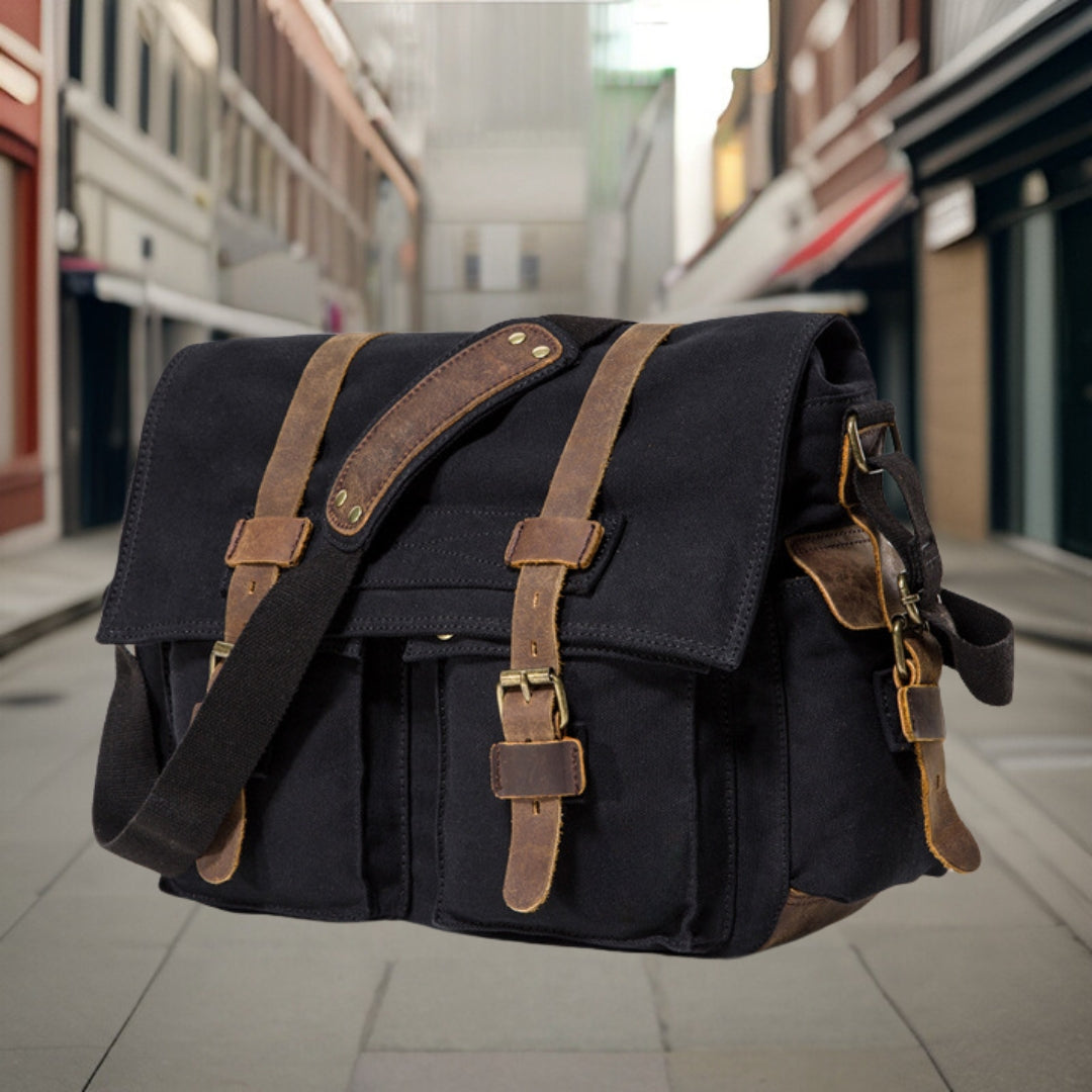 Armand™ — Premium Canvas Messenger Bag, alternate view 11