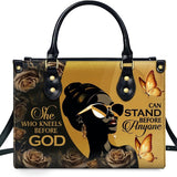 Leather Handbag for Black Women - Tote Bags for Women - Mother'S Day Gifts - Bir