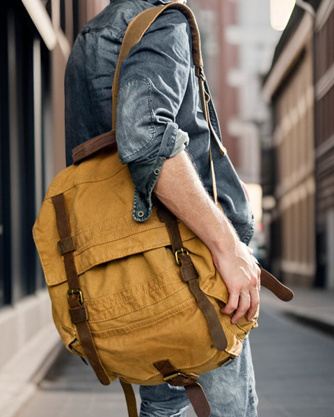 Ruben™ | Modische Lässige Segeltuchrucksack - Opulent Empire