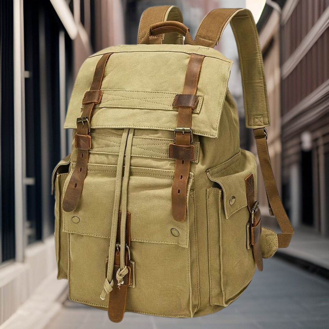 Ruben™ — Casual Canvas Backpack, alternate view 3