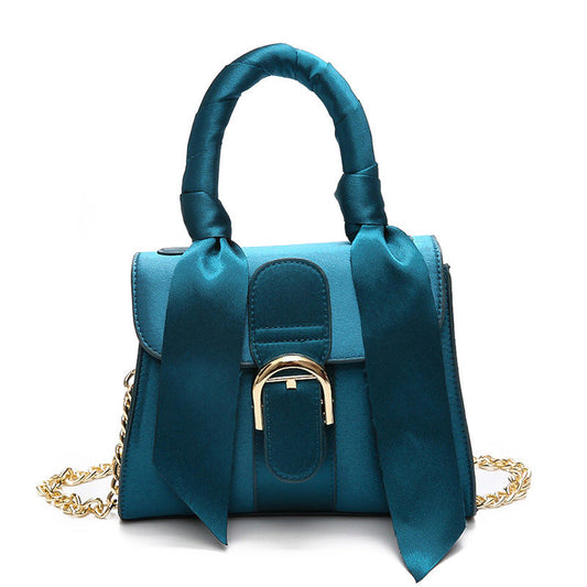Ŋoni™ | Shoulder Bow Velvet Handbag - Opulent Empire