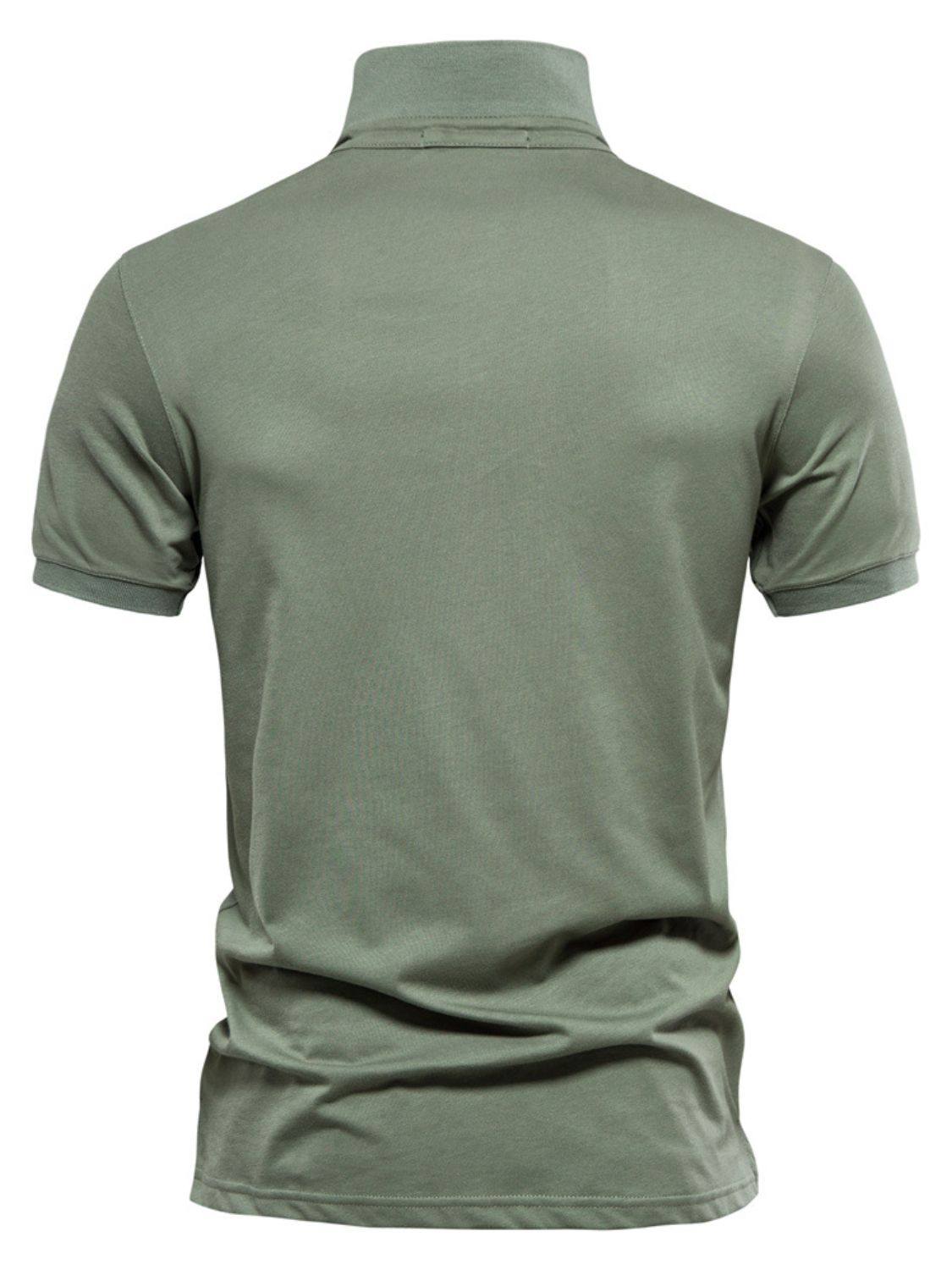 Tristan — Men's Embroidered Collared Short Sleeve Polo Men's Tailored Shorts, alternate view 2