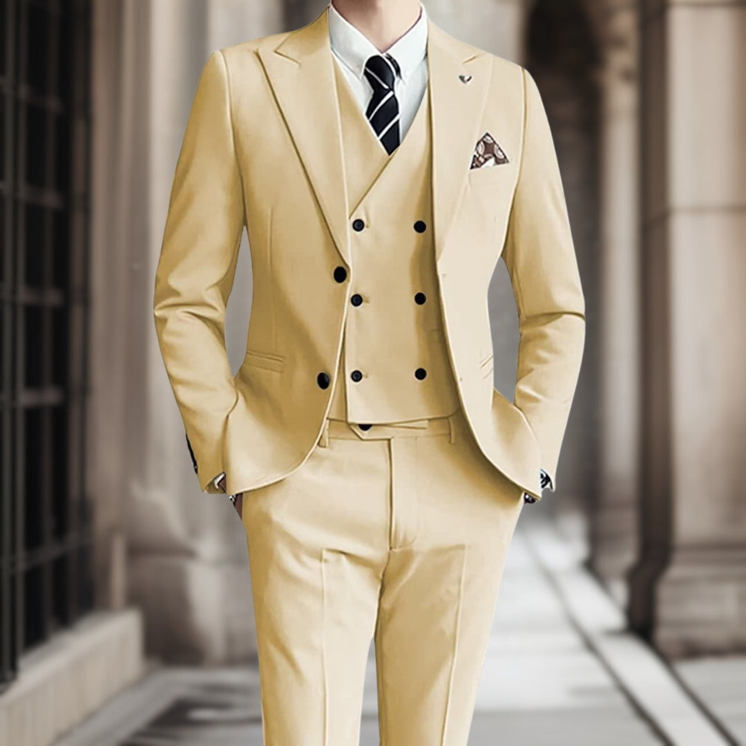 Yannis™ — Elegant Three-Piece Wedding Suit Set, alternate view 10