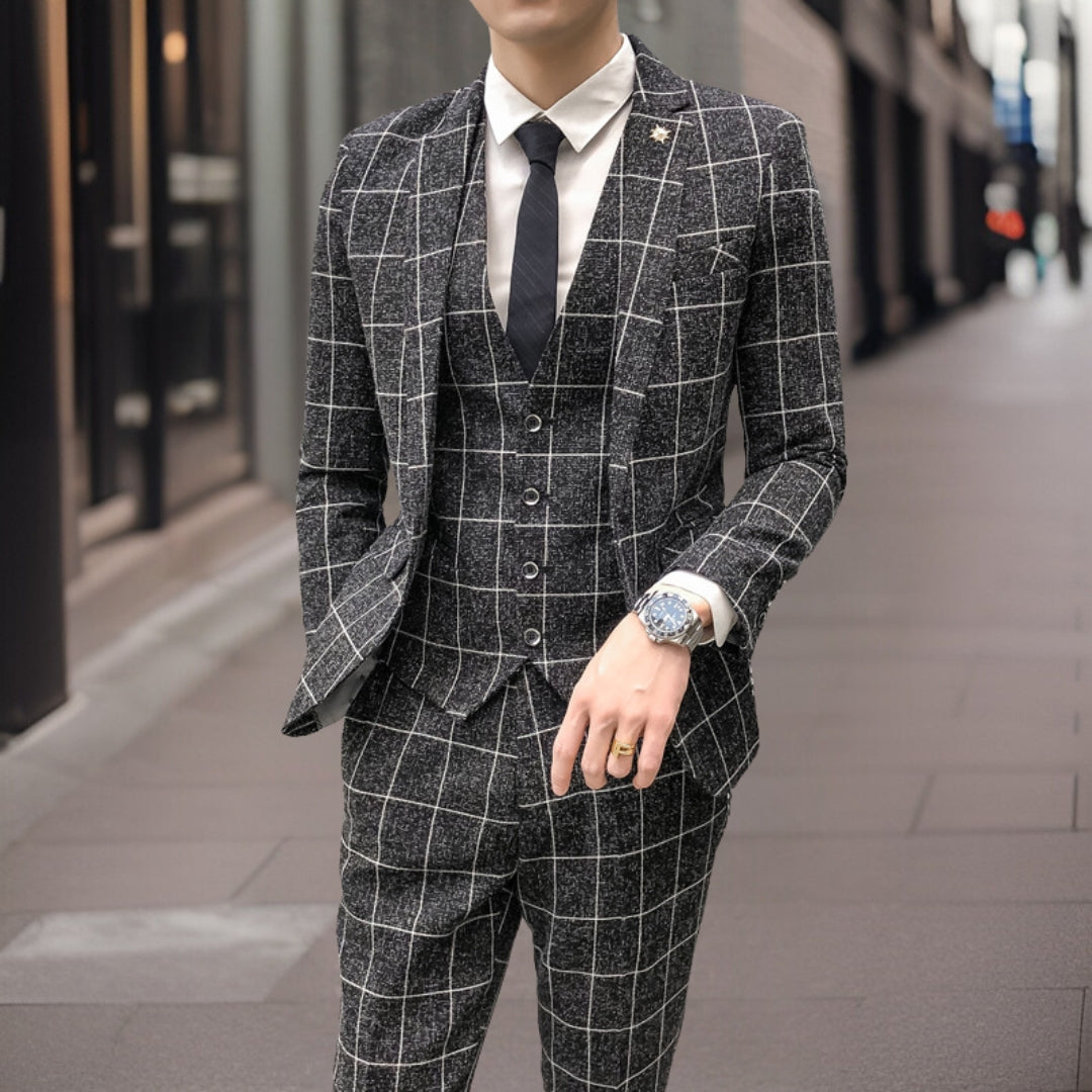 Xander™ — Deluxe Slim-Fit Three-Piece Suit