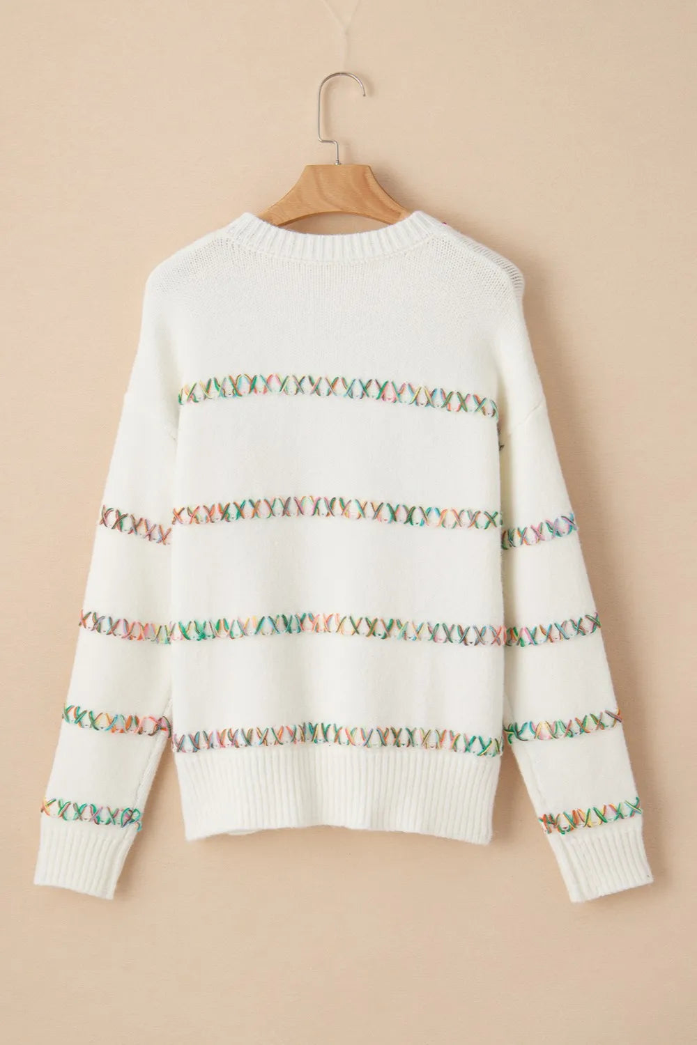 Aster Fontaine — Round Neck Long Sleeve Sweater, alternate view 8