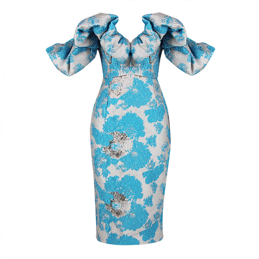 Sleeveless Midi Bodycon Dress with Pleats and Open Back for an Elegant Look