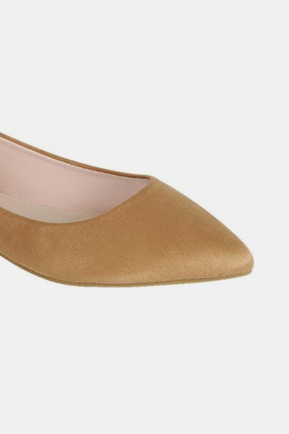 Cove Laurent — Forever Link Pointy Toe Slip On Flat Loafers Tan Fashion Footwear, alternate view 3