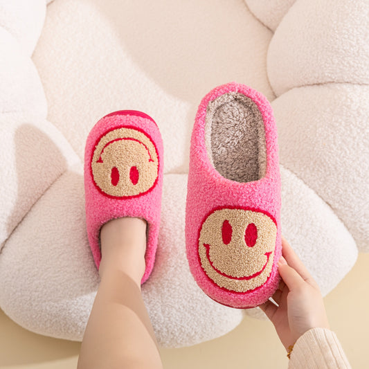 Melody Smiley Face Slippers - Opulent Empire