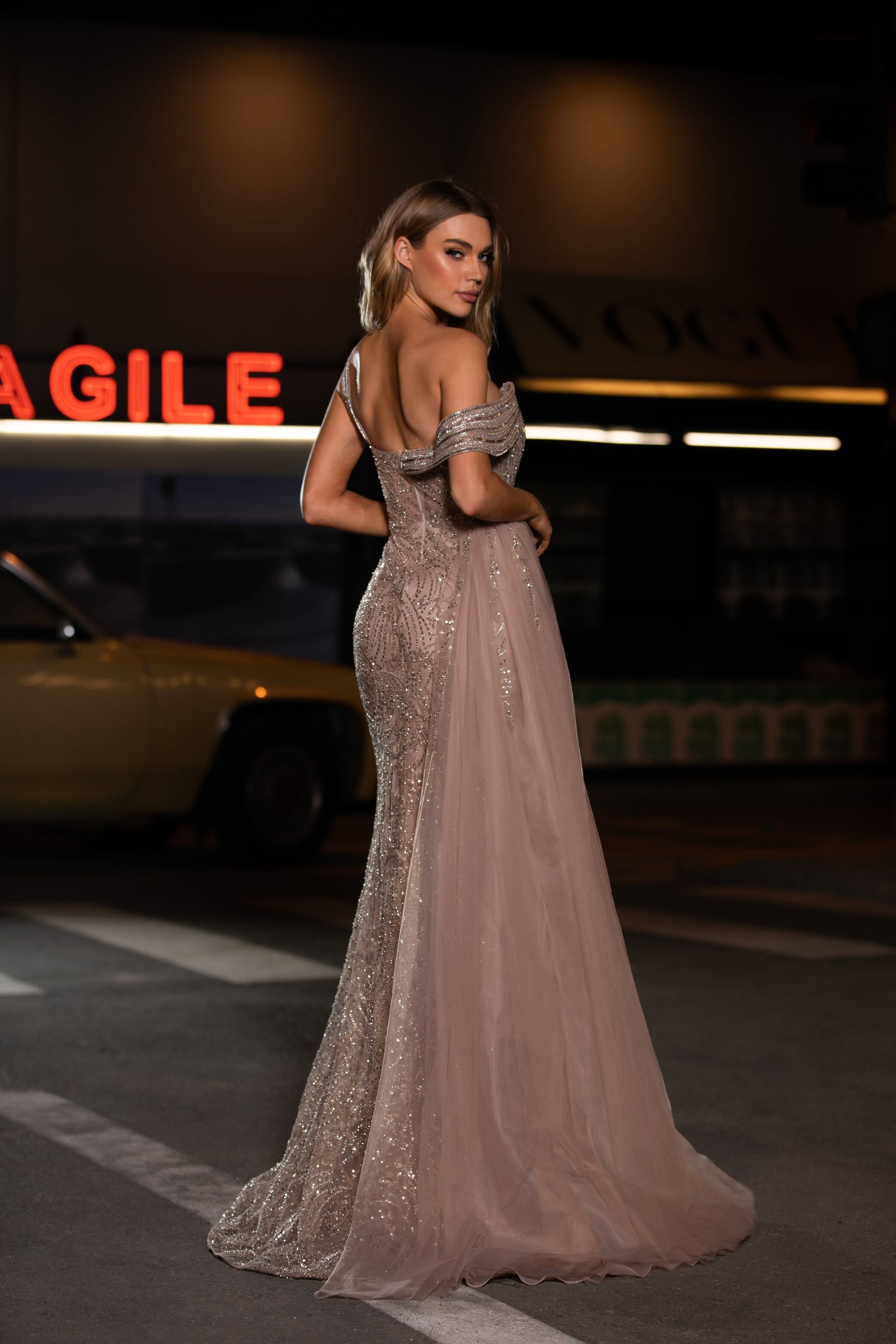 Wisteria Laurent — Evening Gowns: Style 5294 Formal Evening Gown, alternate view 4