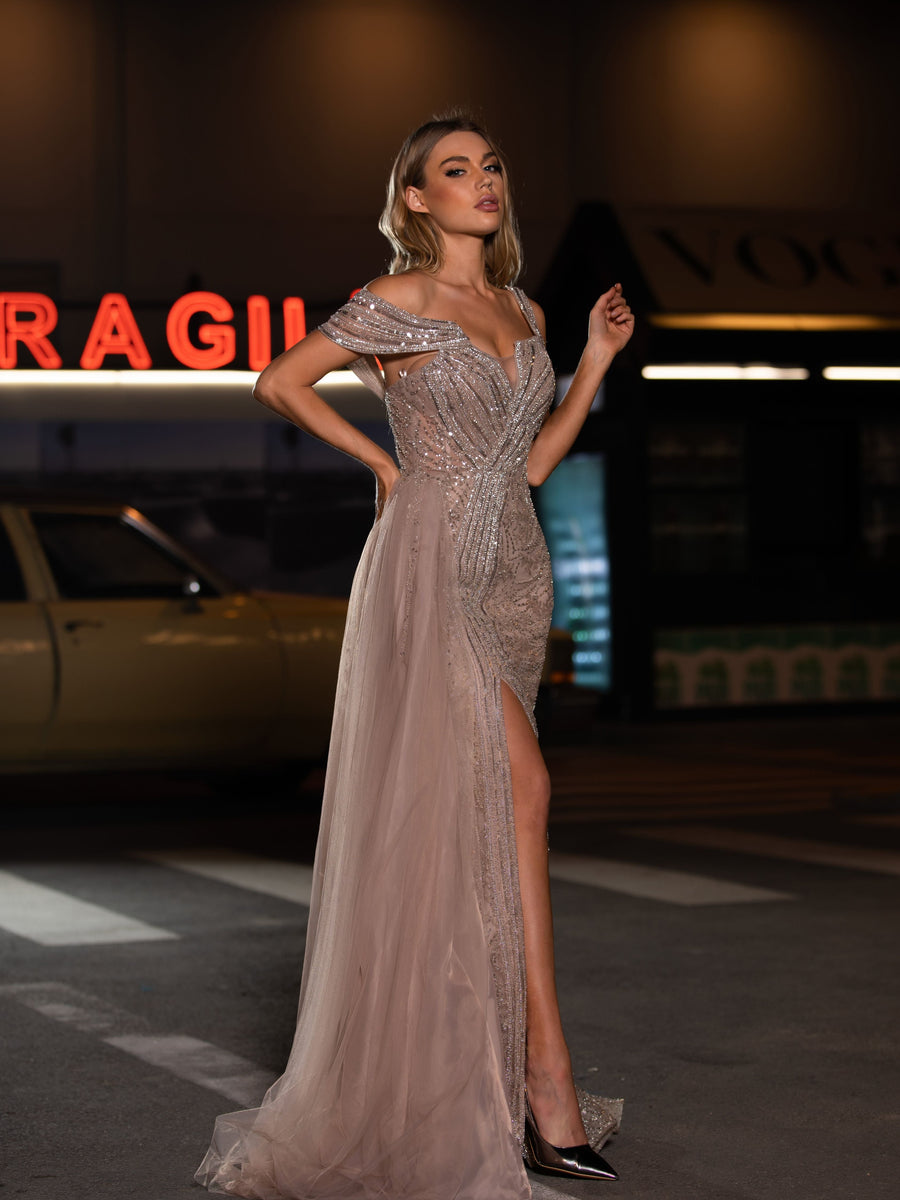 Evening Gowns: Style 5294 - Opulent Empire