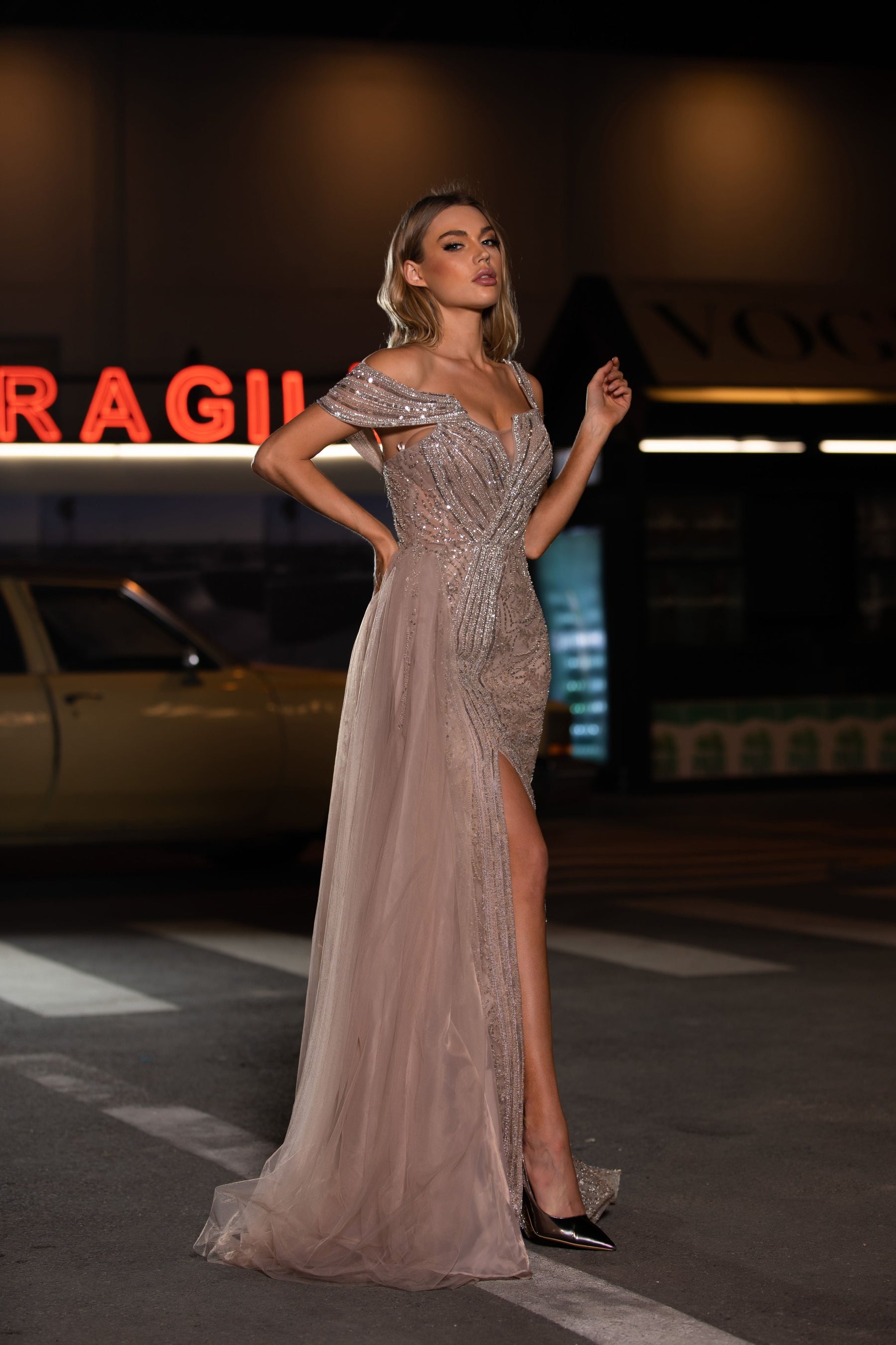 Wisteria Laurent — Evening Gowns: Style 5294 Formal Evening Gown, alternate view 9