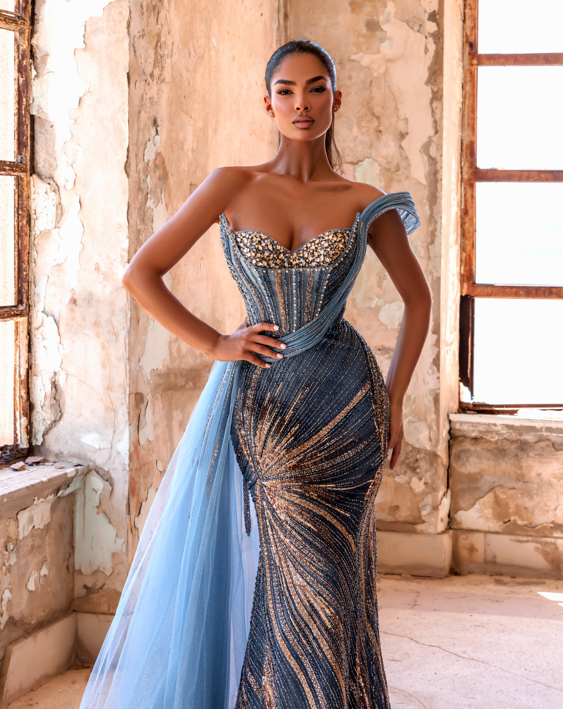Inez Moreau — Formal Evening Gown, alternate view 3