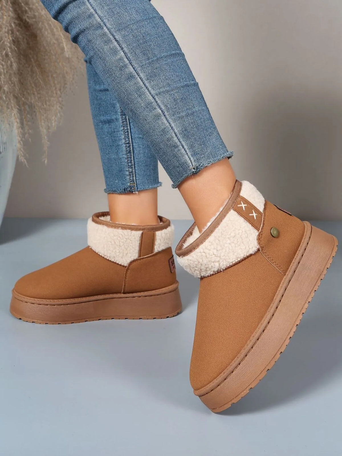 Zephyr Bellini — Platform Sherpa Lined Winter Boots Fashion Footwear, alternate view 6