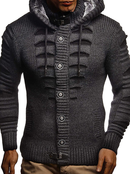 Ashton™ | Sweater - Men's Hooded Knitted Cardigan Jacket