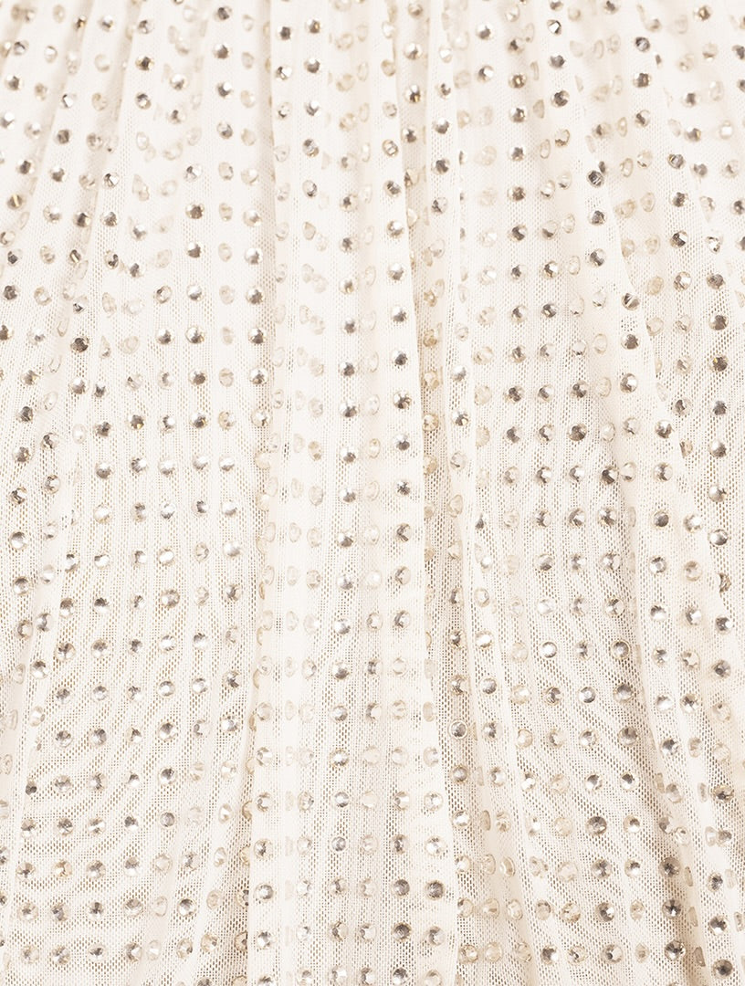 Firona™ | Crystal Mesh Maxi Dress - Opulent Empire