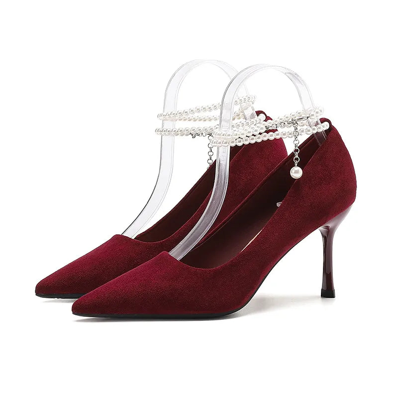 Darcy Allegra — Point Toe Stiletto Pumps Fashion Footwear