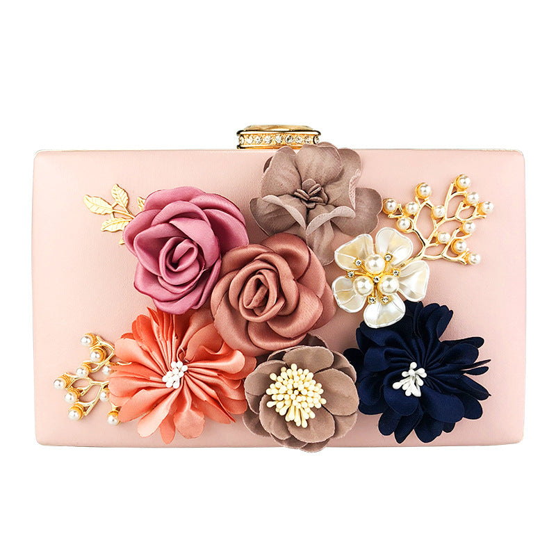 Juliet Evening Flower Clutch Bag - Elegant Floral Handbag
