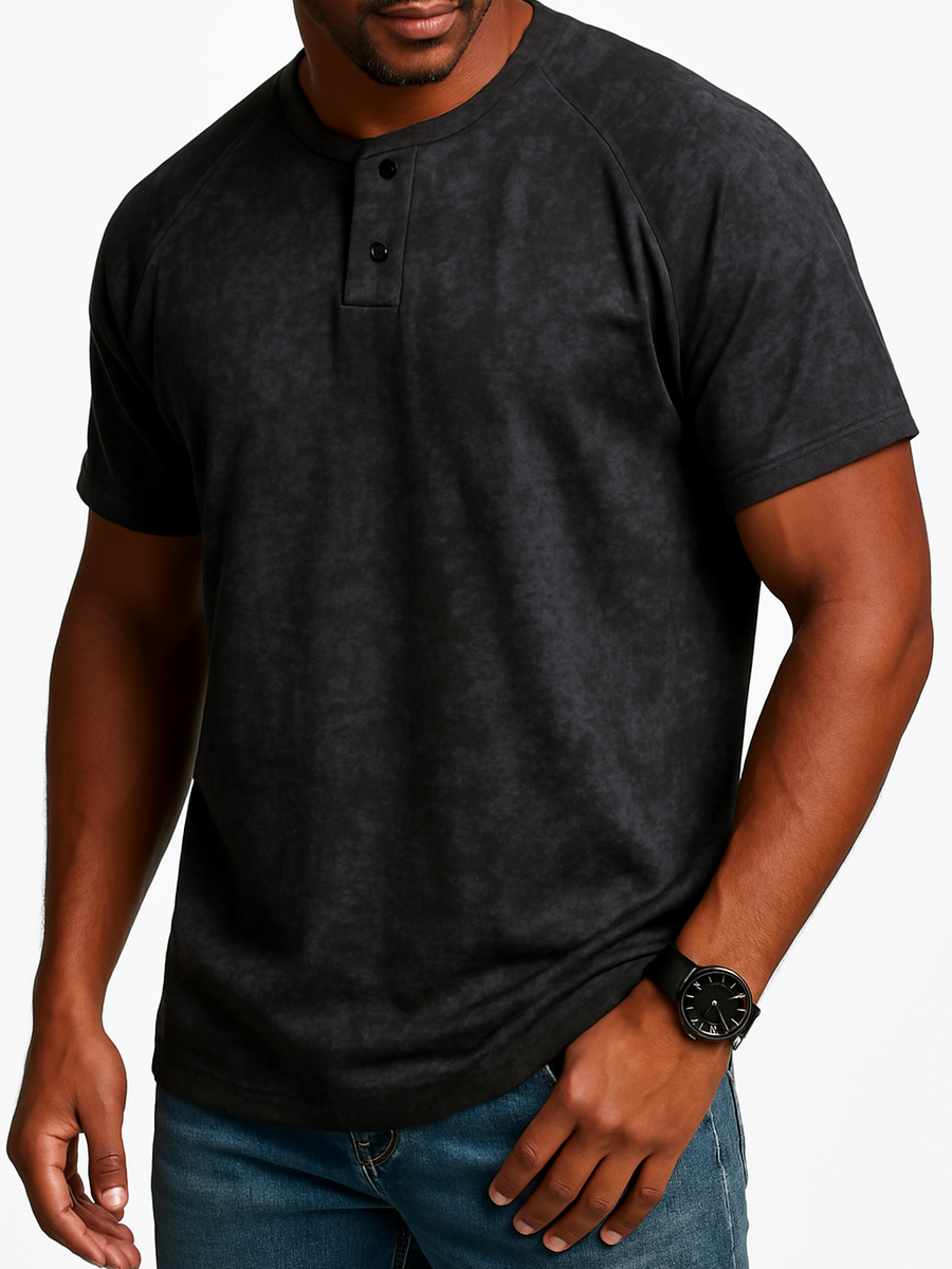 Men's Full Size Round Neck Short Sleeve T-Shirt Plus Size - Opulent Empire