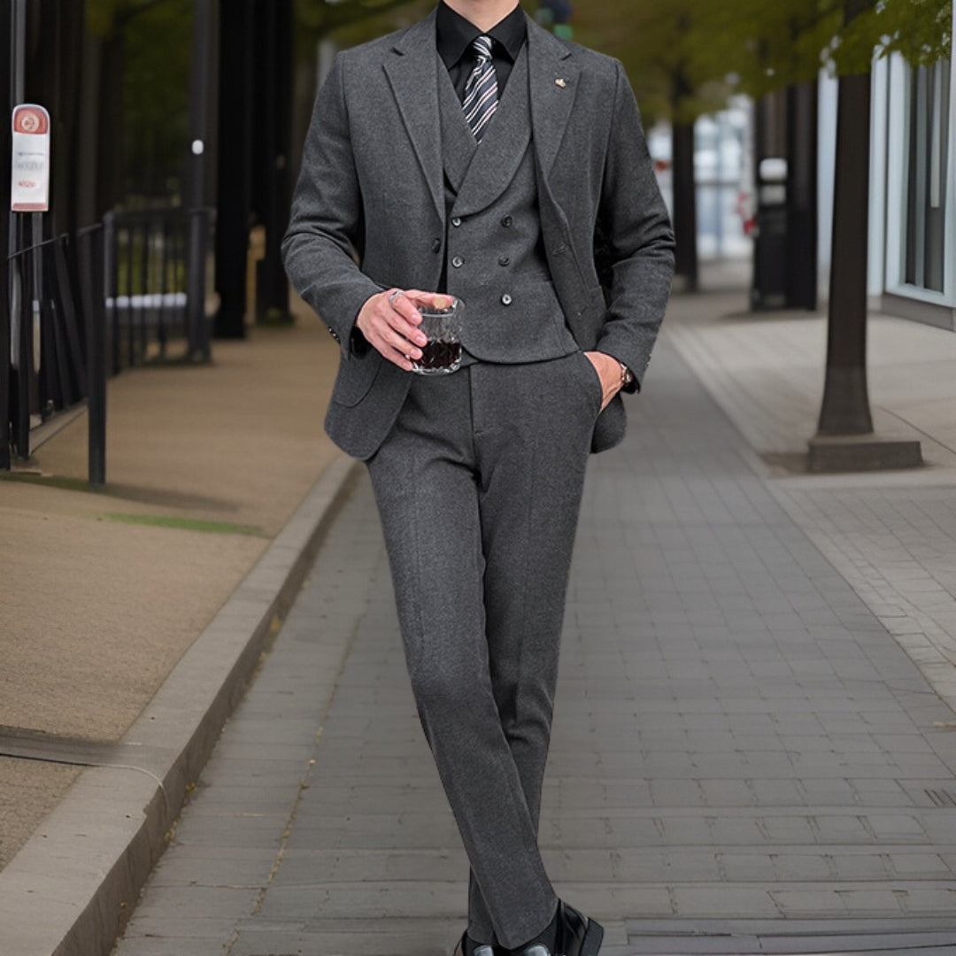 Valerius™ — Elegant Business Suit 3-Piece Suit Set, alternate view 5