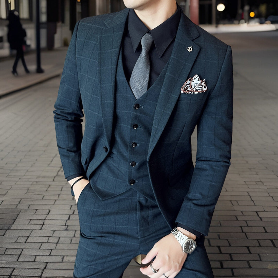 Jannik™ — Business Fashion High-Quality Three-Piece Suit, alternate view 2