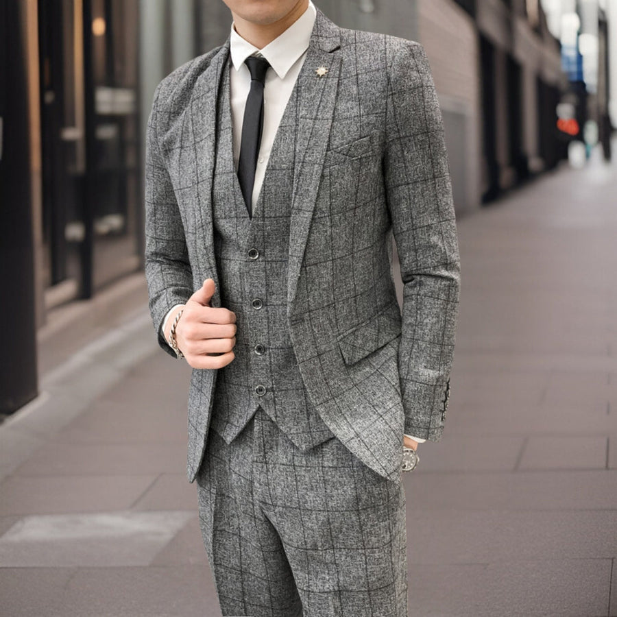 Xander™ | Deluxe Slim-Fit Three-Piece Suit