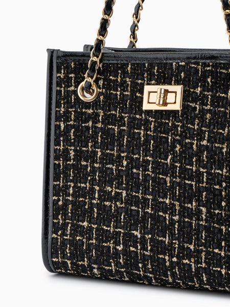 Plaid Shoulder Bag - Opulent Empire