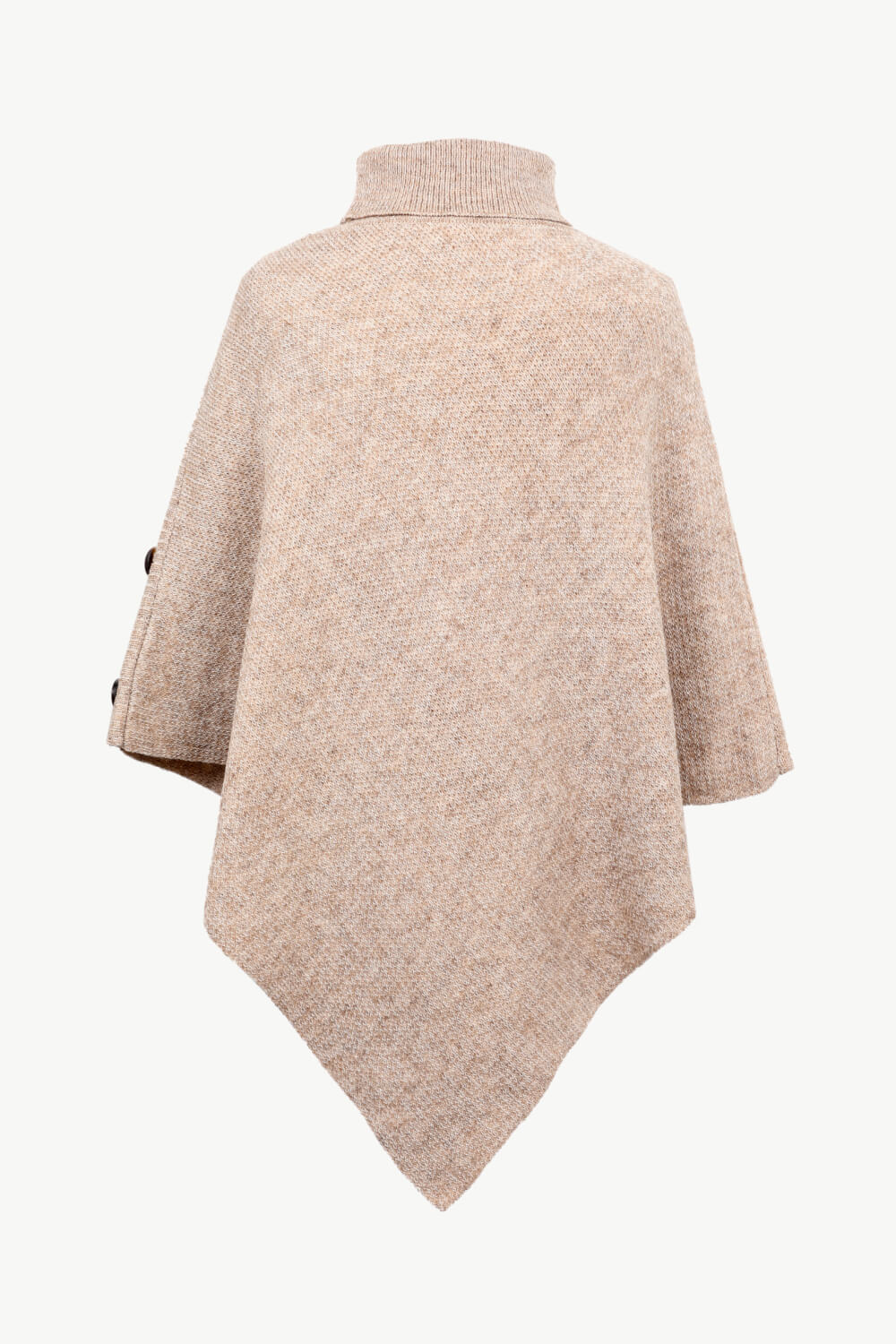 Onyx Versailles — Turtleneck Buttoned Poncho, alternate view 21