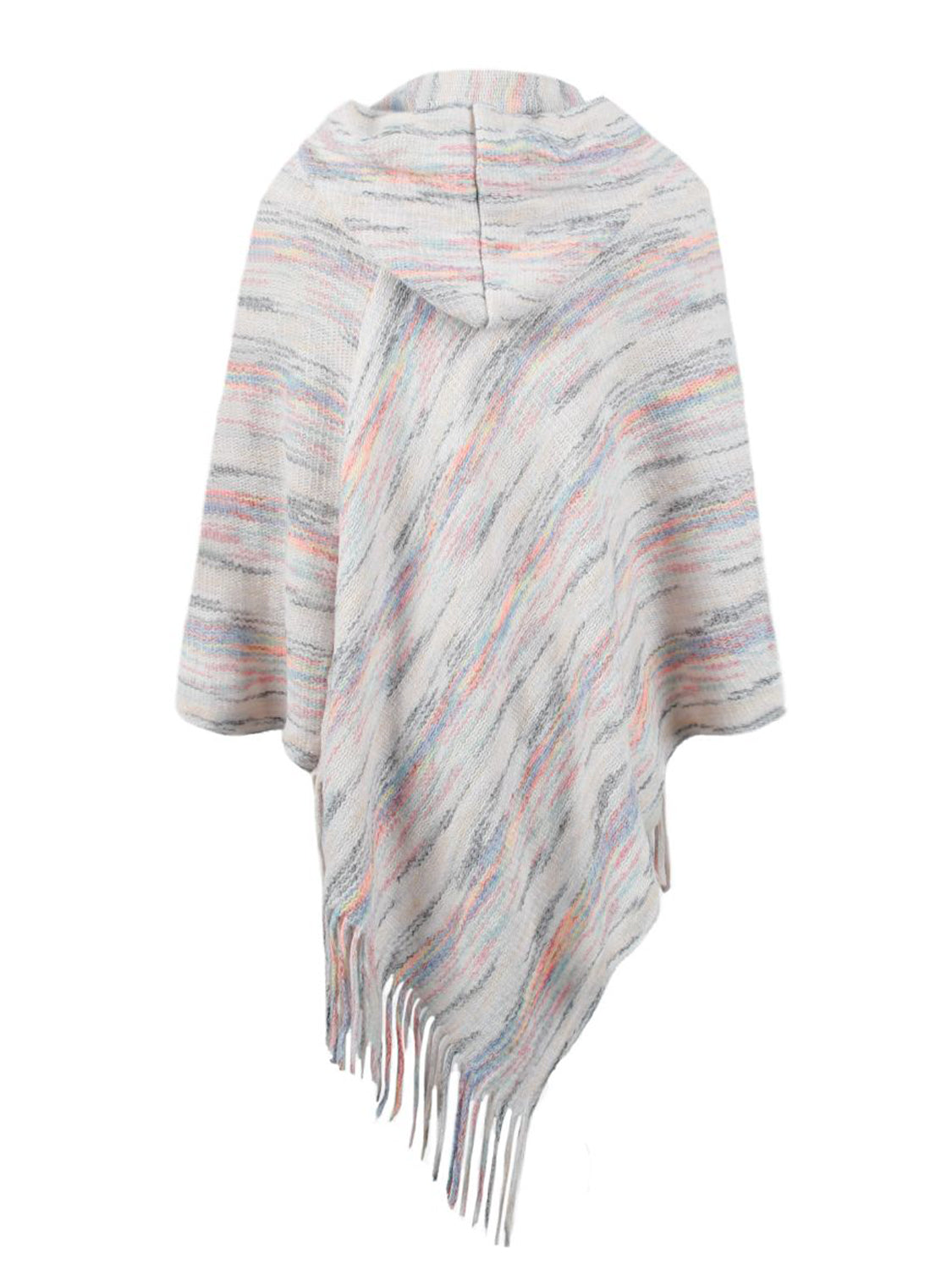 Lior Versailles — Fringe Hem Hooded Poncho, alternate view 15